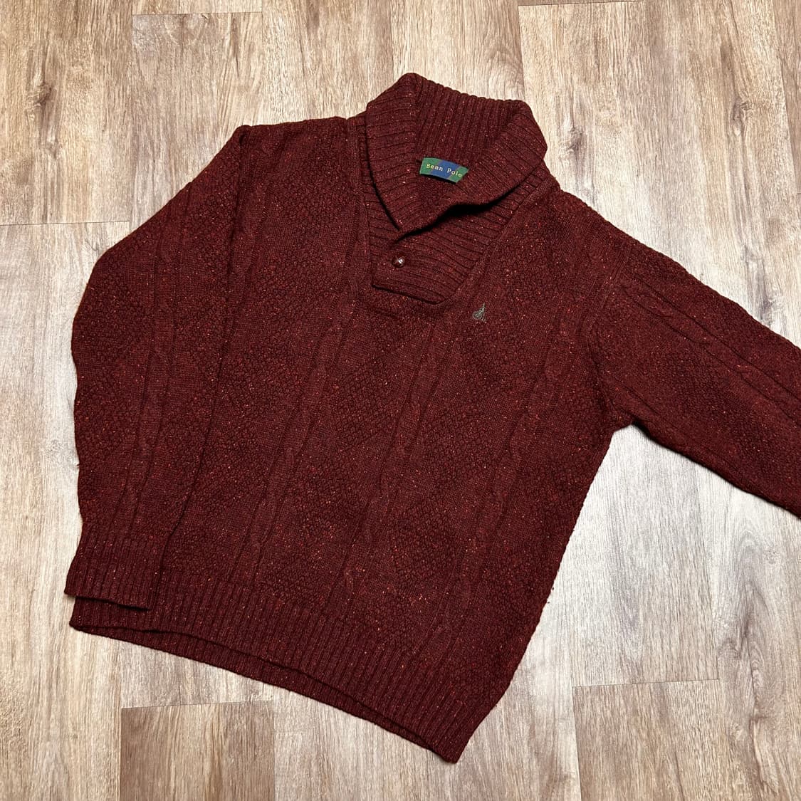 빈폴 숄카라 헤비 울 니트 00s 상품이미지4