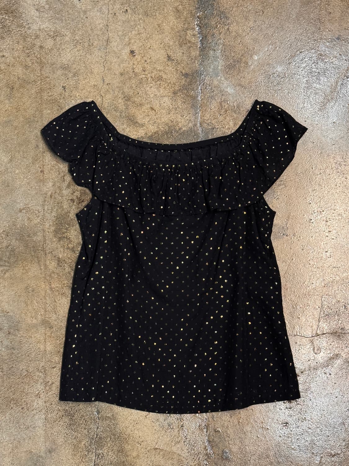 44-66 ) A.P.C. Gold Dot Jacquard Blouse 상품이미지2