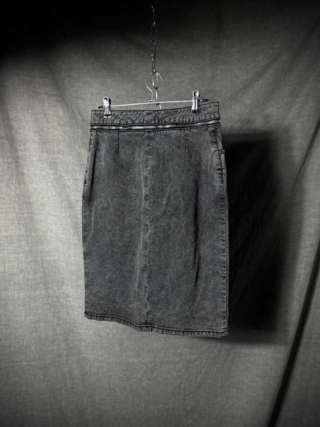 CELINE Zip Detail Denim Skirt  상품이미지3