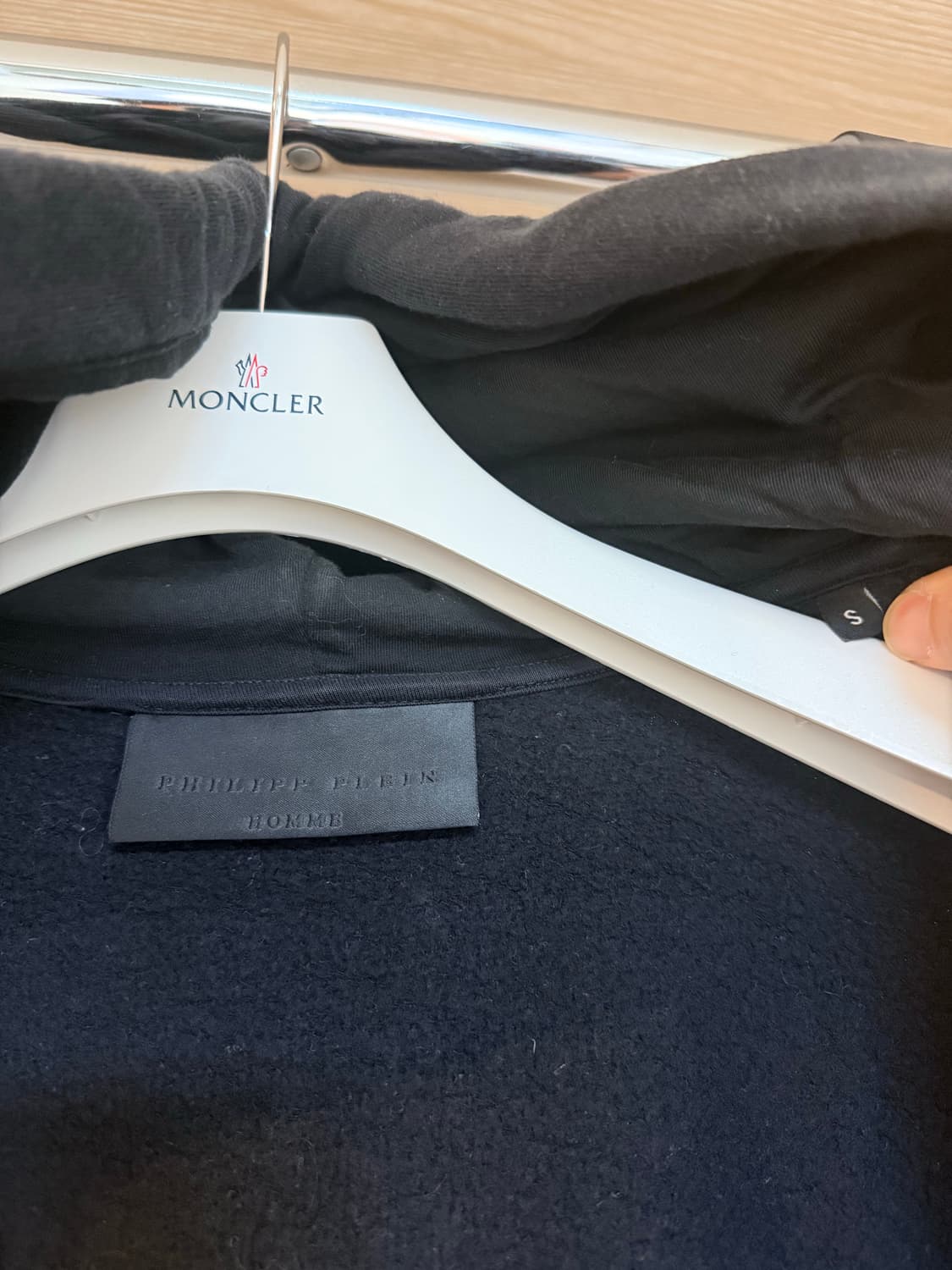 필립플레인 스컬비즈 에어포스 후드집업 블랙(S) 상품이미지7