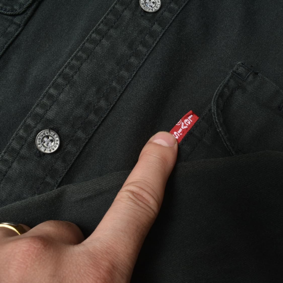 90S 리바이스 빈티지 아메카지 포켓 셔츠 남방 105 N0766 상품이미지6