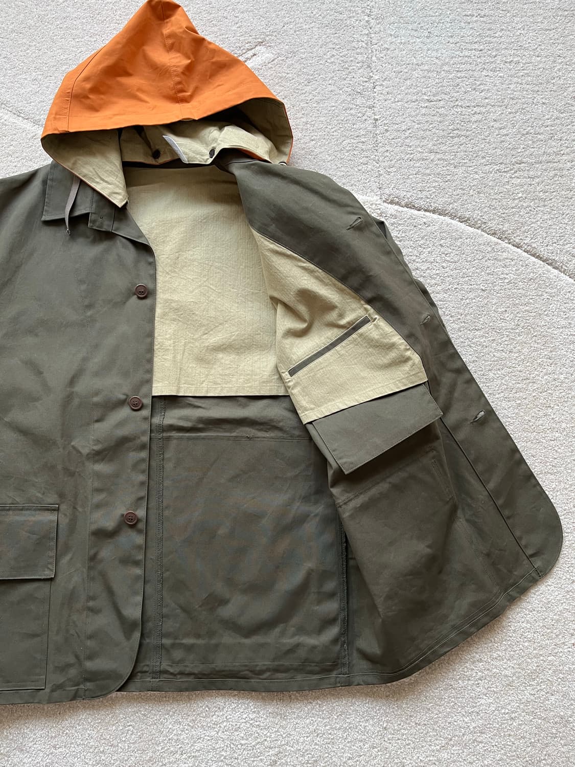 드레프로젯 H-Jacket 왁스드 코튼 헌팅 자켓 (105) 상품이미지6