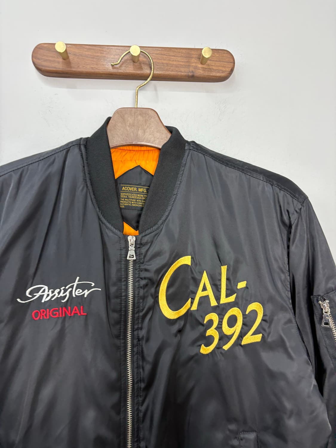 어커버 MA-1 니들워크 패딩 A2035 상품이미지3