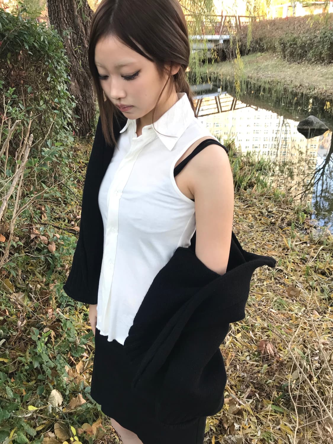 Y’s by 요지 야마모토 빅 후드 울 볼레로 자켓 상품이미지1