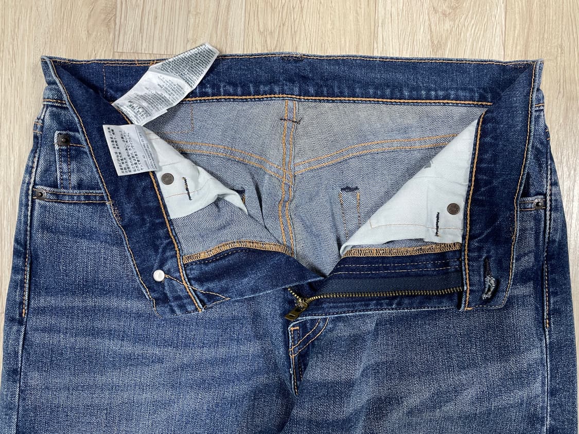 32) 리바이스 매장판 505 일자핏 중청워싱 데님팬츠 상품이미지5