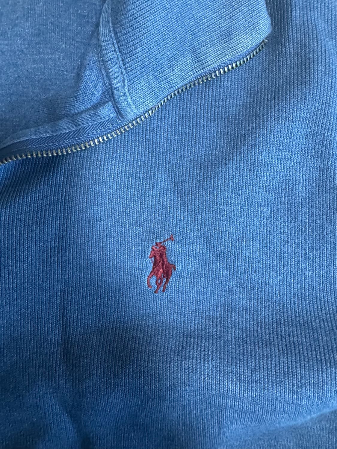 (L) 폴로 랄프로렌 코튼 쿼터 지퍼 스웨터 상품이미지3