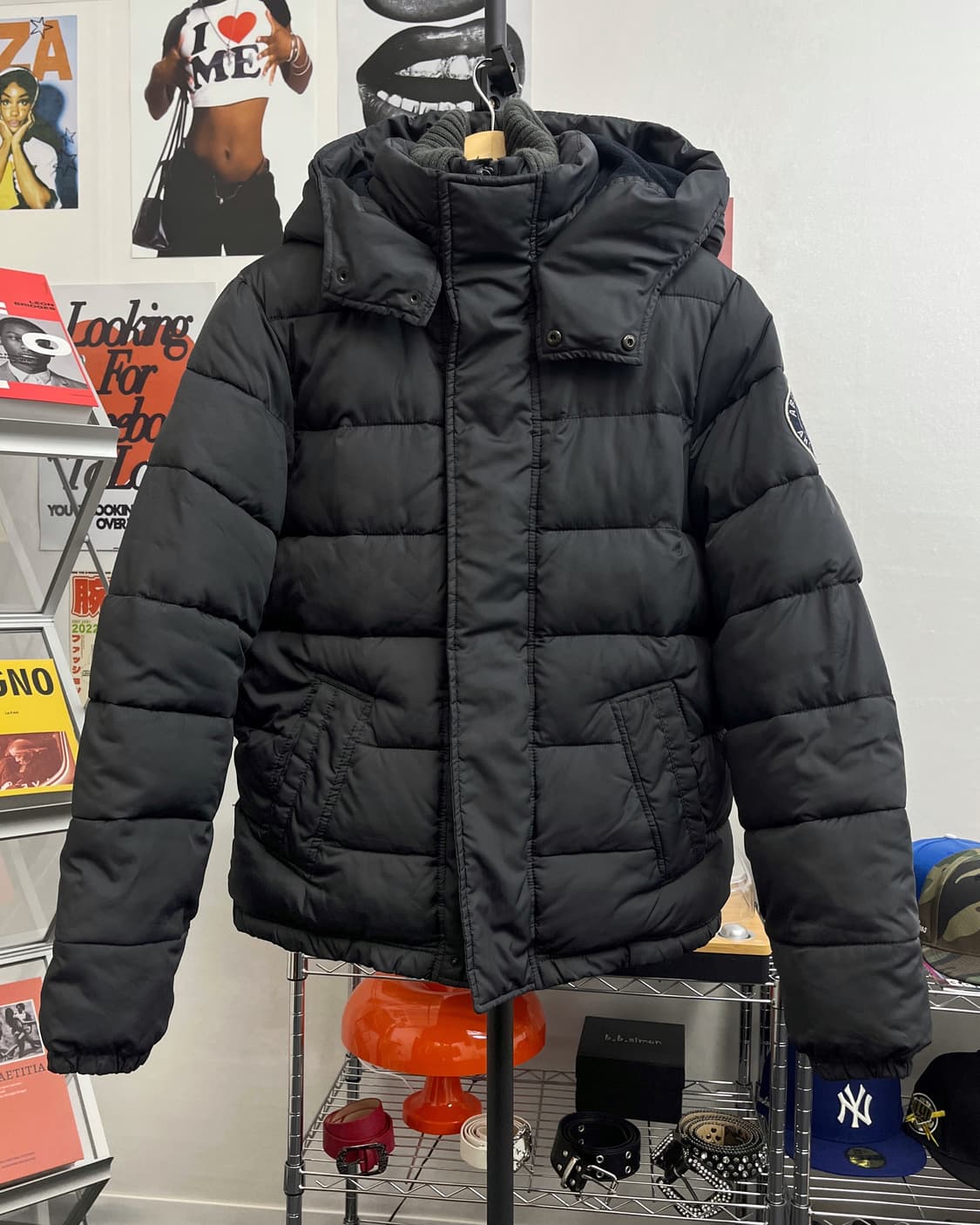 아베크롬비 덕다운 네이비 패딩 상품이미지5