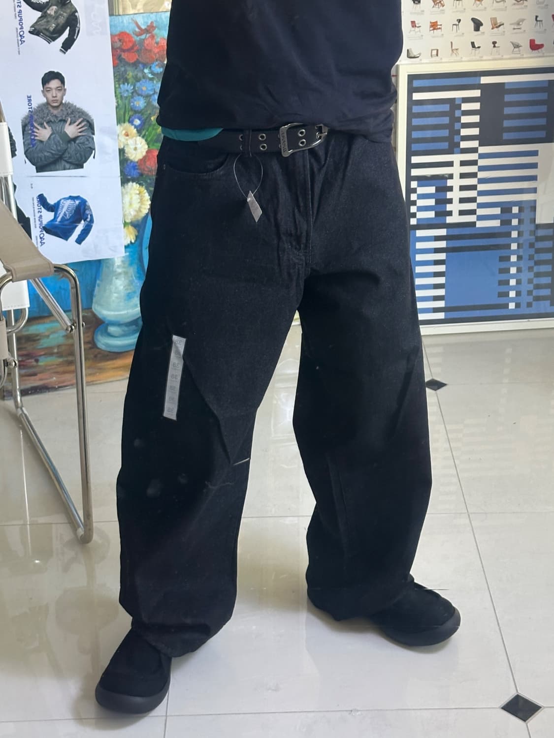 barrel leg jeans 상품이미지1