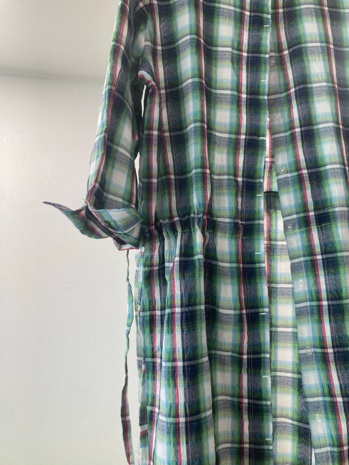 일본 빈티지 레이어드 원피스 롱셔츠 상품이미지6