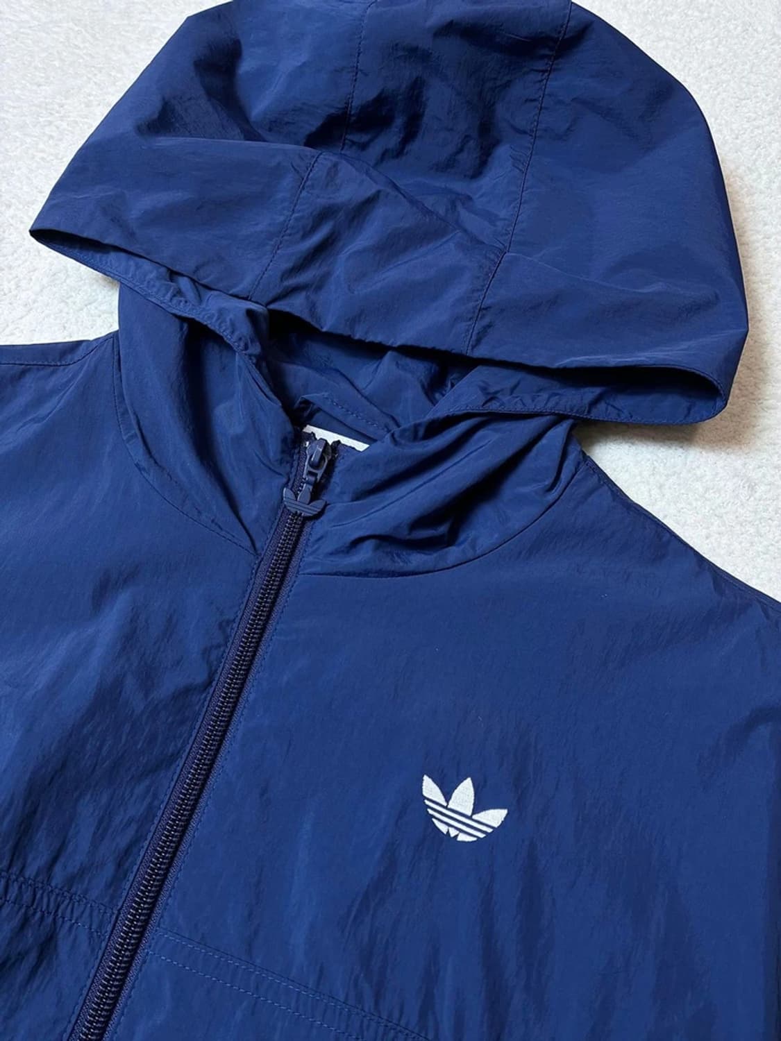 아디다스 크롭 우븐 빅로고 후디 자켓 PN6724 상품이미지7