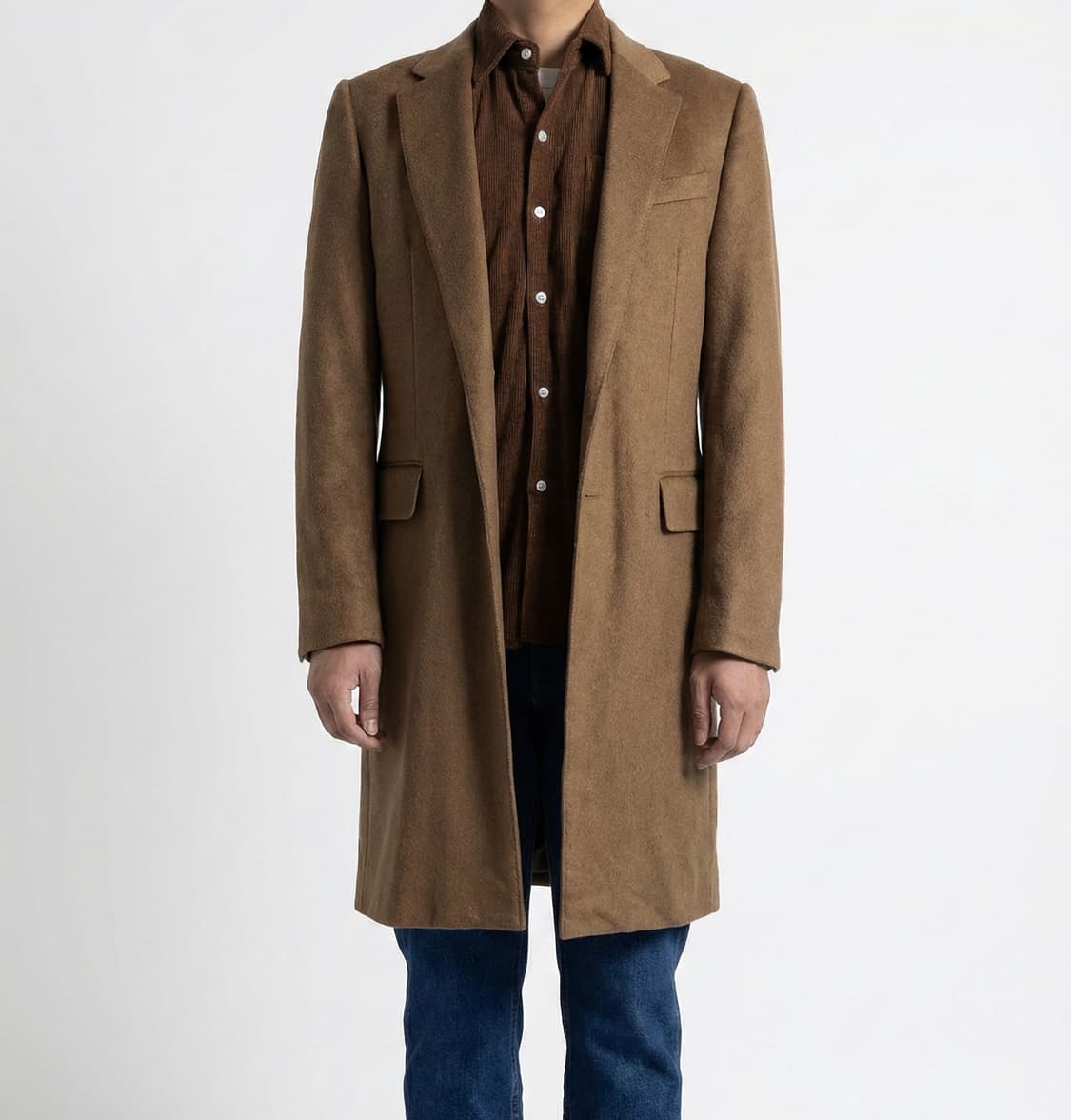 [Time Homme] 한섬 타임 오리지널 캐시미어 100% 싱글 코트 상품이미지2