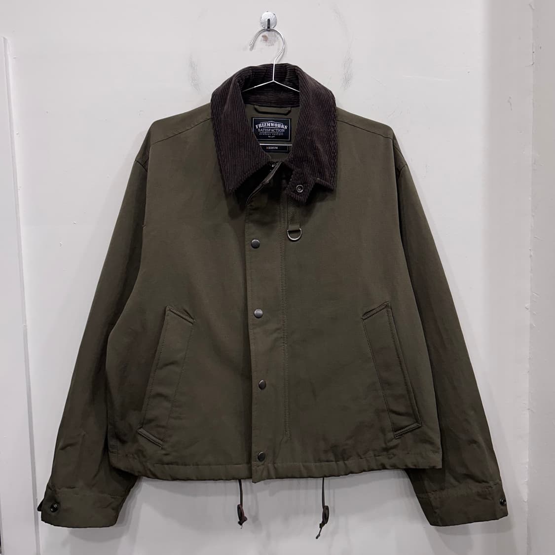 프리즘웍스 코듀로이 코튼 스트링 워크자켓 상품이미지2