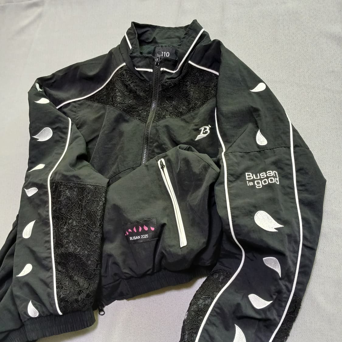 BUSAN 부산전국체전 우븐 바람막이 유니폼 자켓 근무복 상품이미지1
