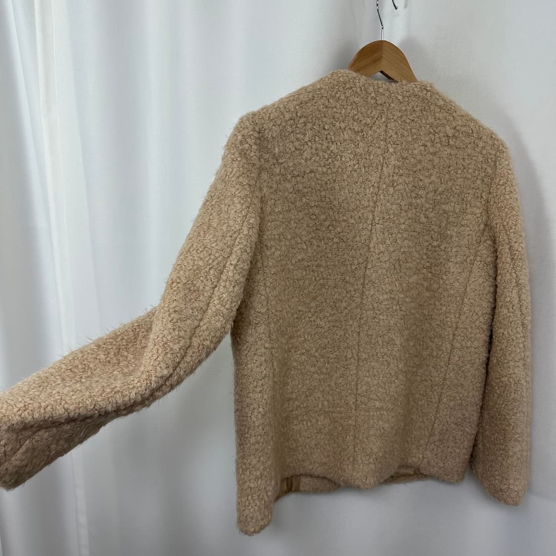 미쏘 여자 울 양모 금장버튼 자켓 S (44-55추천) 상품이미지6