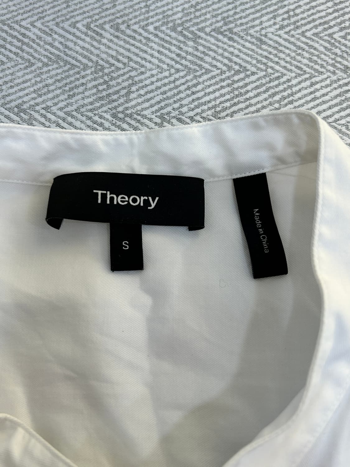띠어리 Theory 셔링 캡소매 블라우스 여성 S 상품이미지6