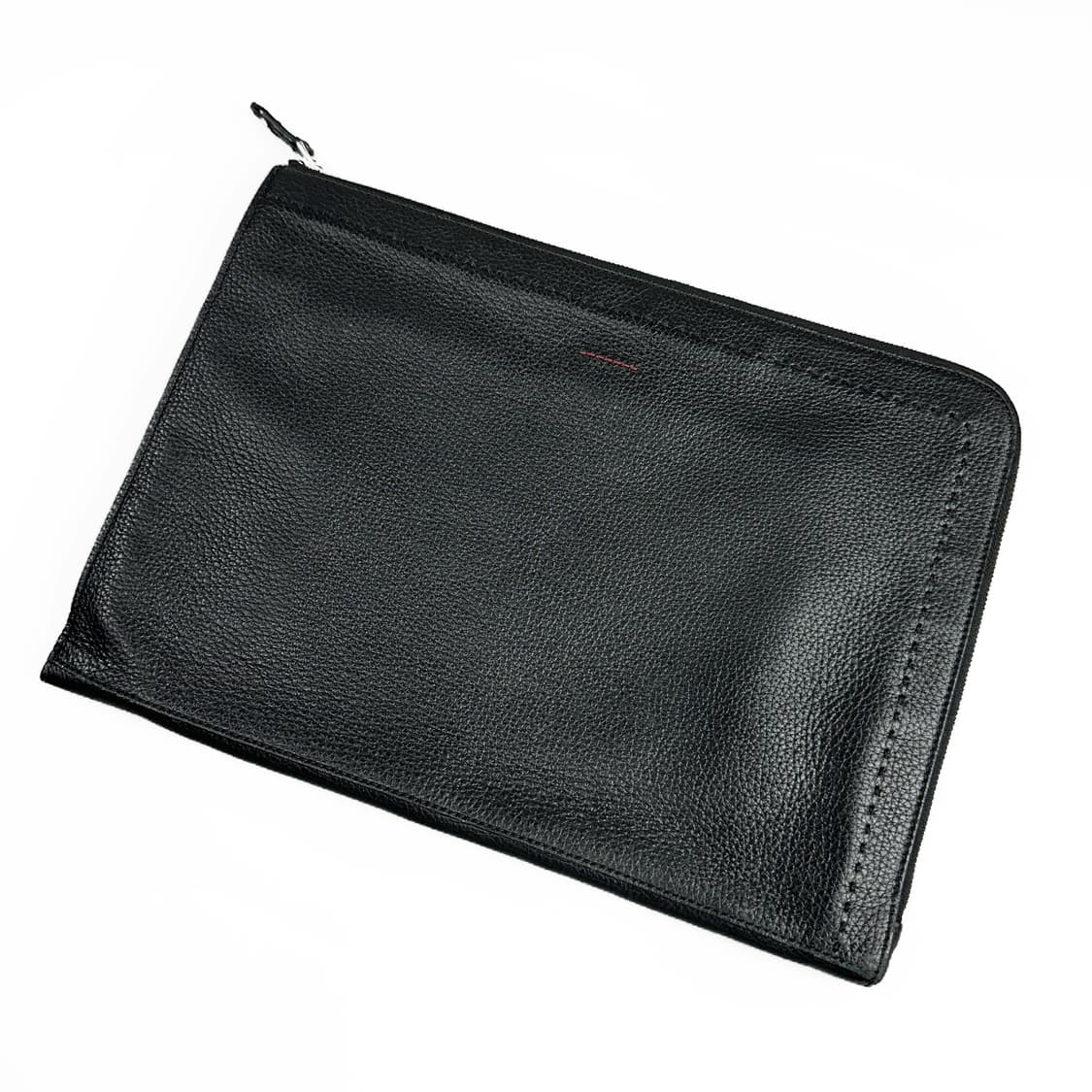 Kiton 키톤 레더 클러치 백 블랙 상품이미지1