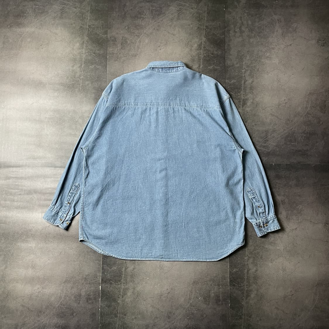 PEREGRINE BAY 빈티지 다운버튼 코튼 데님 셔츠 A00753 상품이미지7