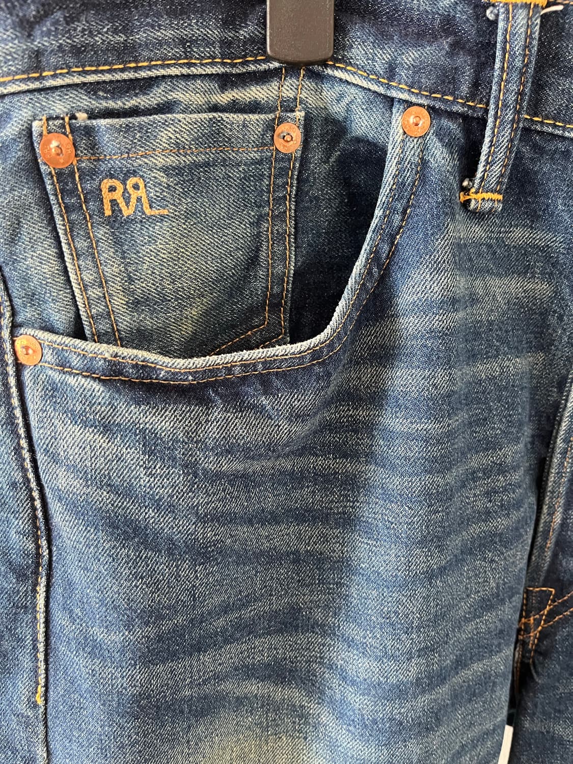 [34x34] 더블알엘 빈티지 파이브 포켓 그랜드 폴스 데님 상품이미지5