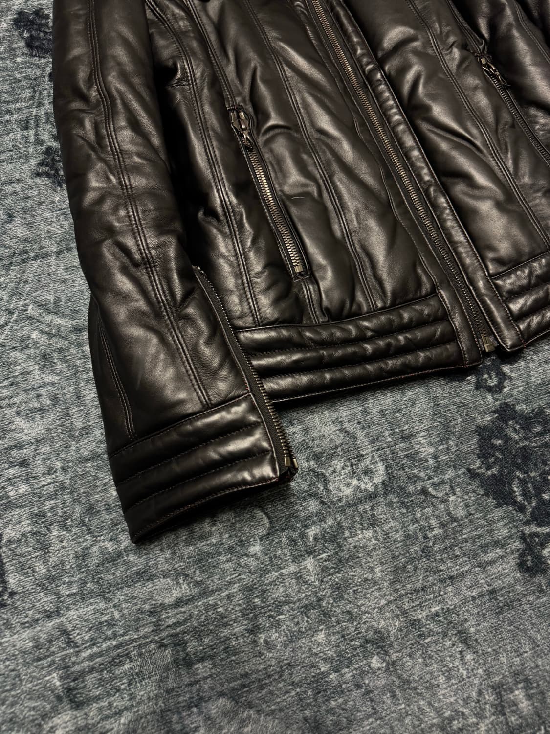 Maniac works vkei leather fur jacket 상품이미지4