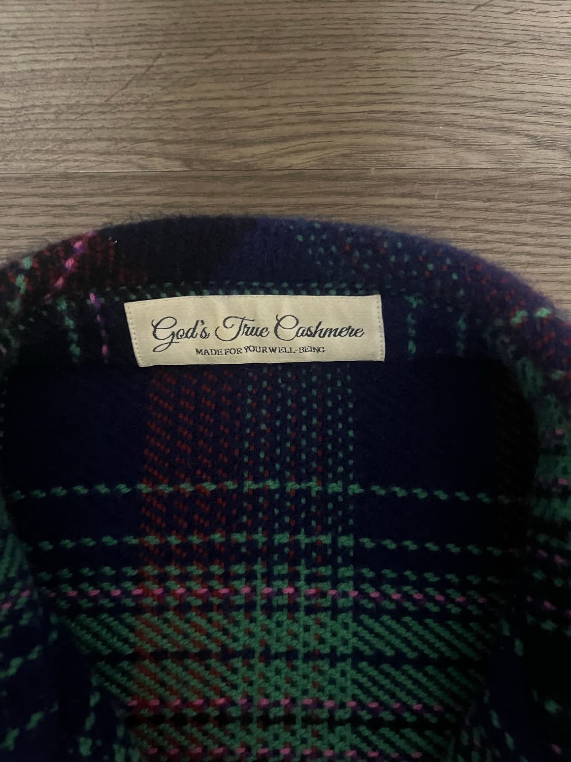 갓스트루캐시미어 god's true cashmere 셔츠 닉푸케 더로우 상품이미지2