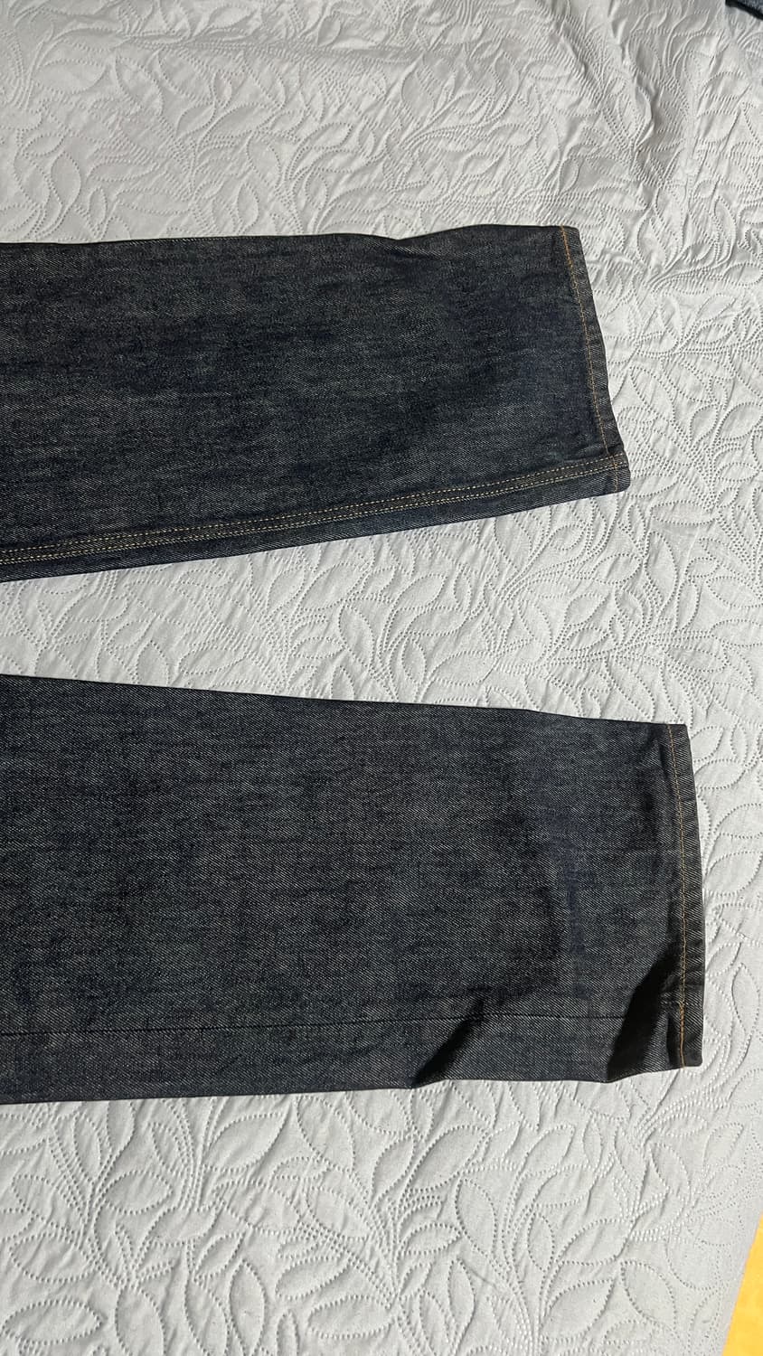 브랜디드 하드 트위스트 원워시 인디고 데님 (28) 상품이미지3