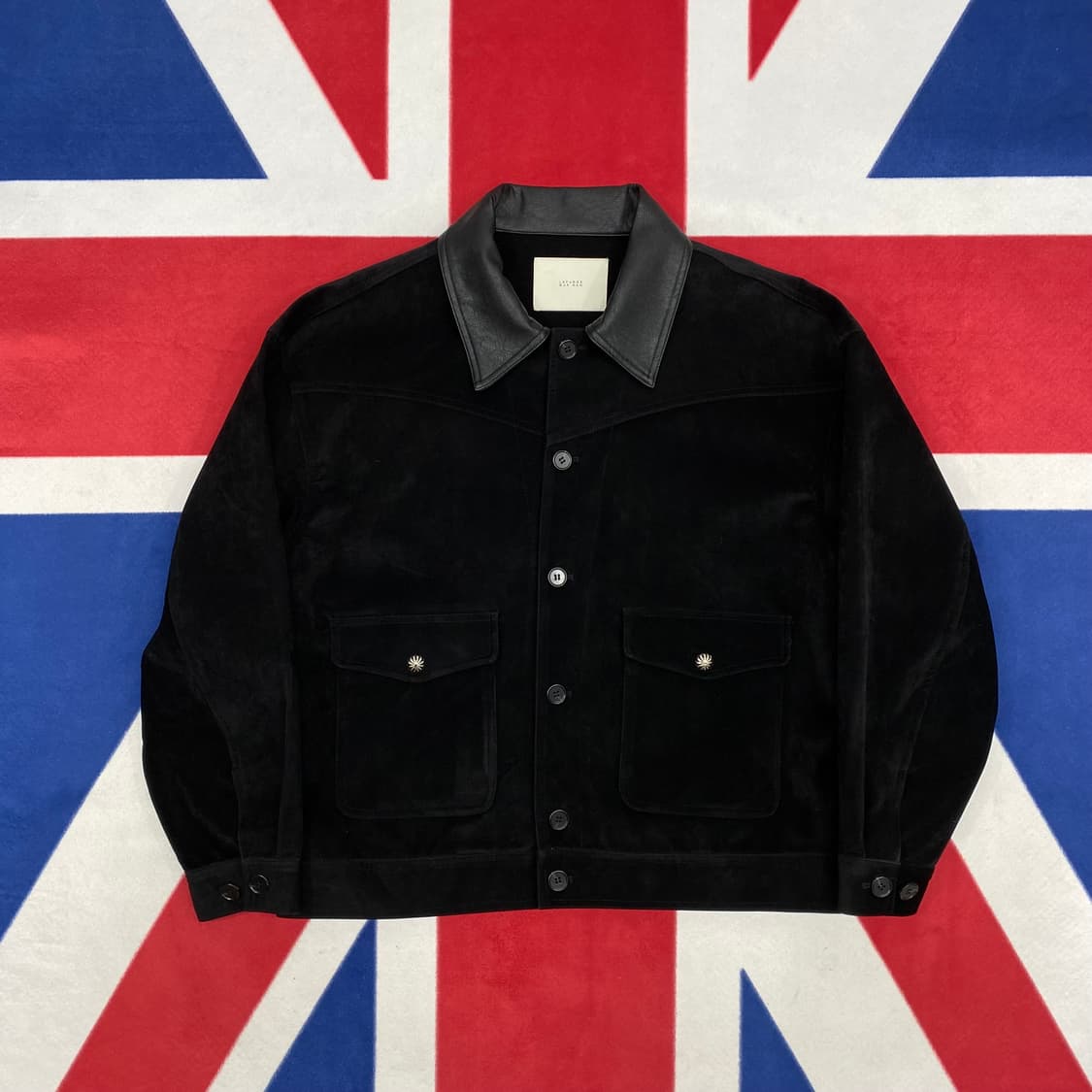 라퍼지 스웨이드 트러커자켓 M 실측 L 상품이미지1