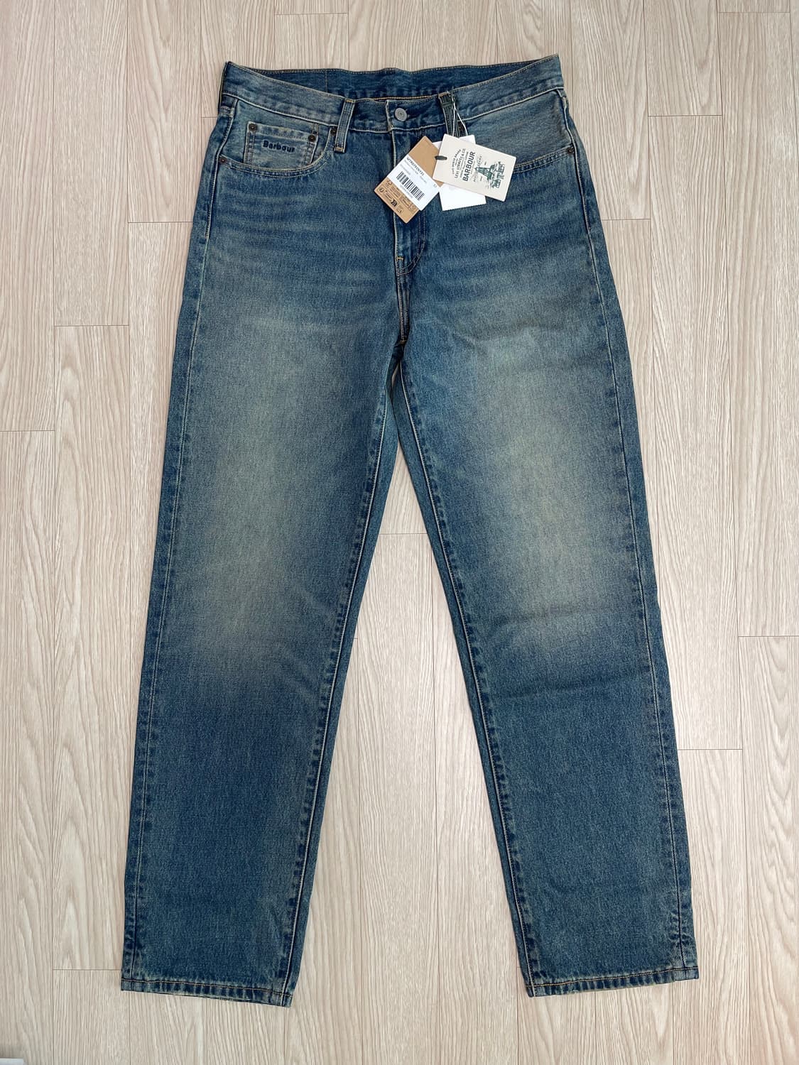 리바이스 x 바버 568 루즈 진 다크 워시 데님 32 상품이미지2