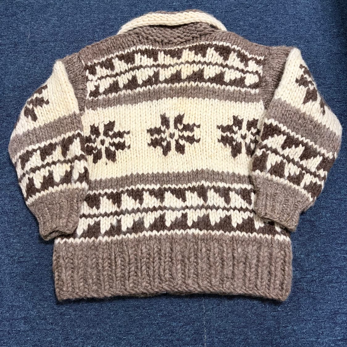 롱하우스 퓨어 울 노르딕 코위찬 집업 상품이미지5