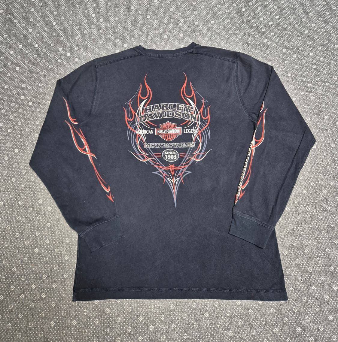 [M, 실측 L] 할리데이비슨 슬리브  -340 상품이미지2