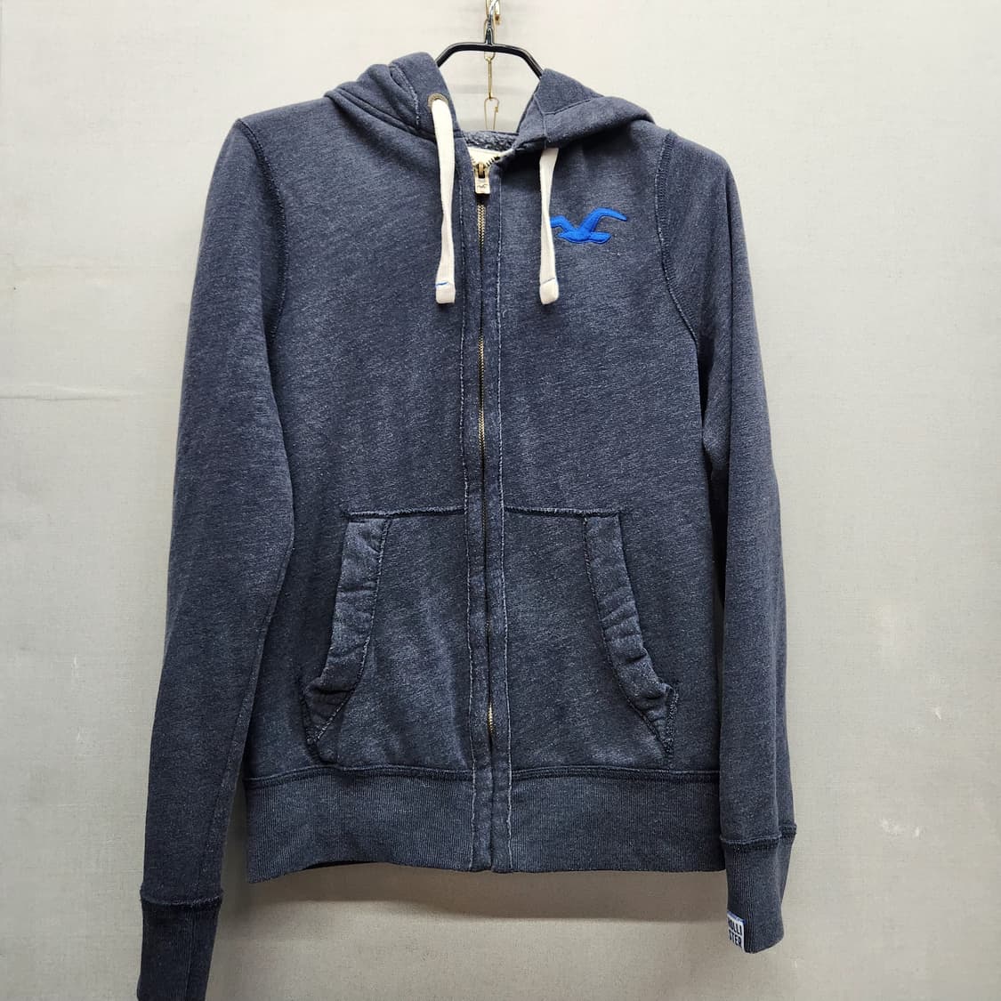 홀리스터 로고자수 Y2K 후드집업 S(M) 남여공용 상품이미지1