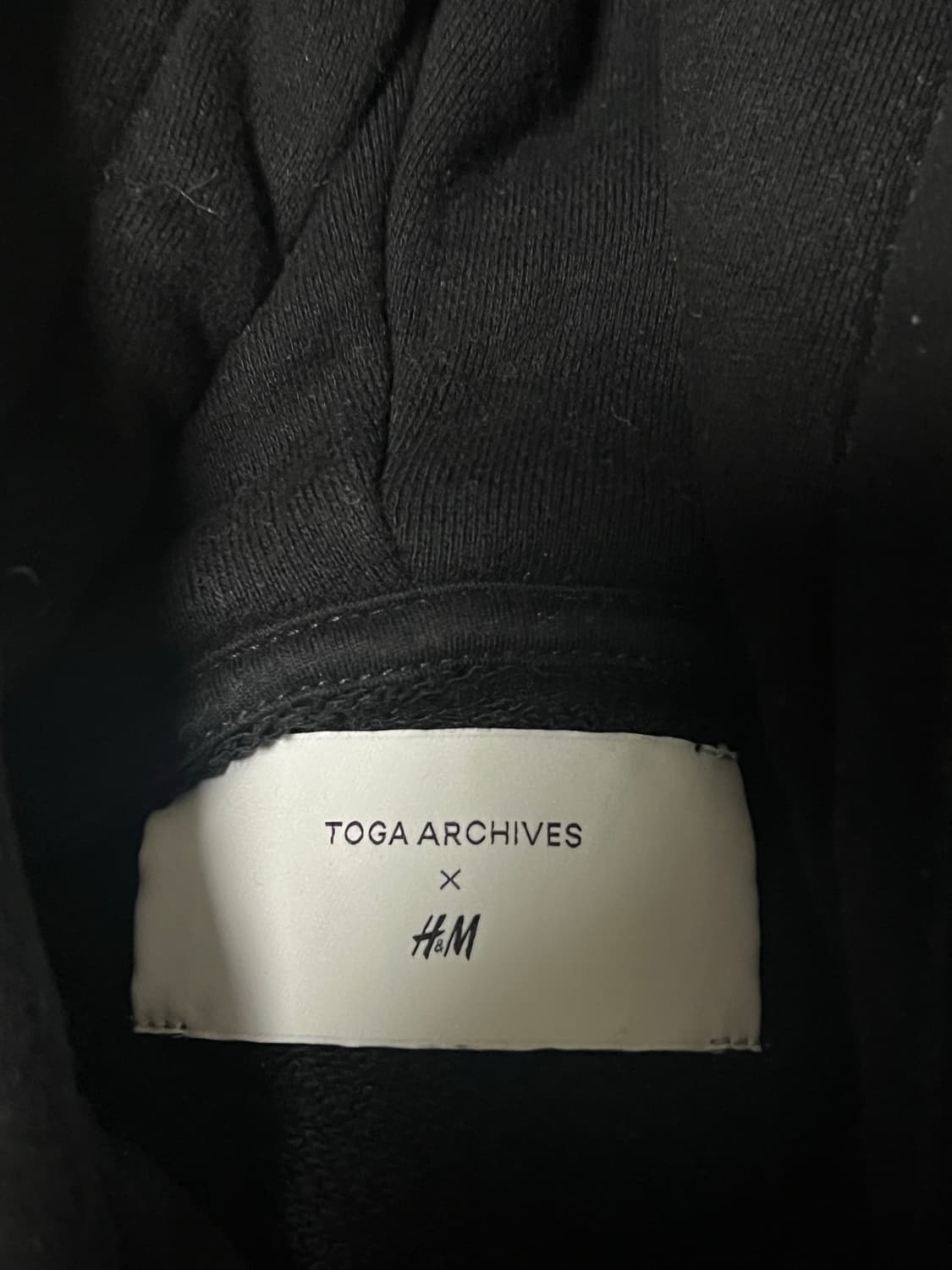 H&M toga 컷아웃 후드티 상품이미지3