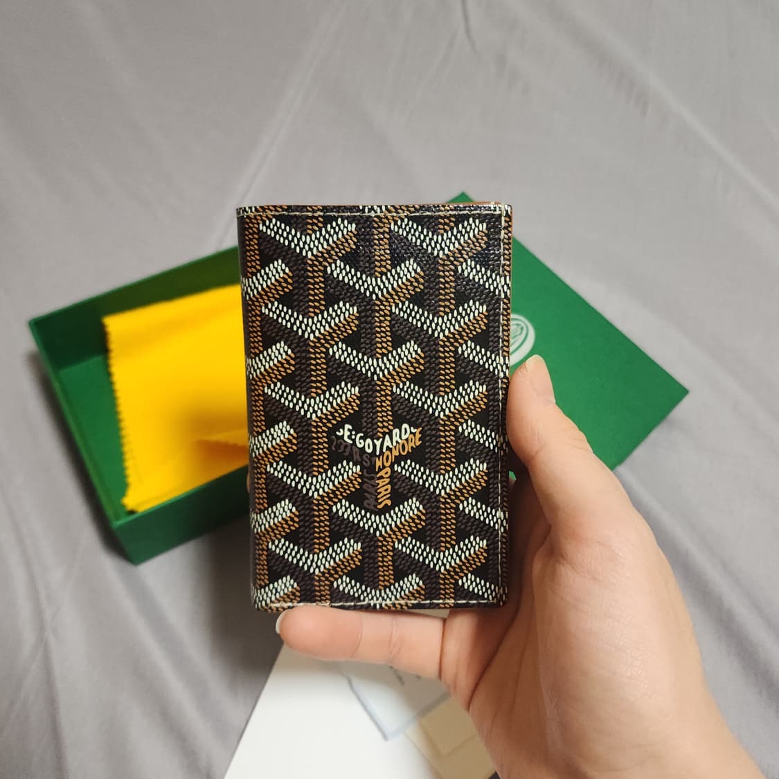 [새상품급]고야드 생피에르 카드지갑 블랙탄 상품이미지2