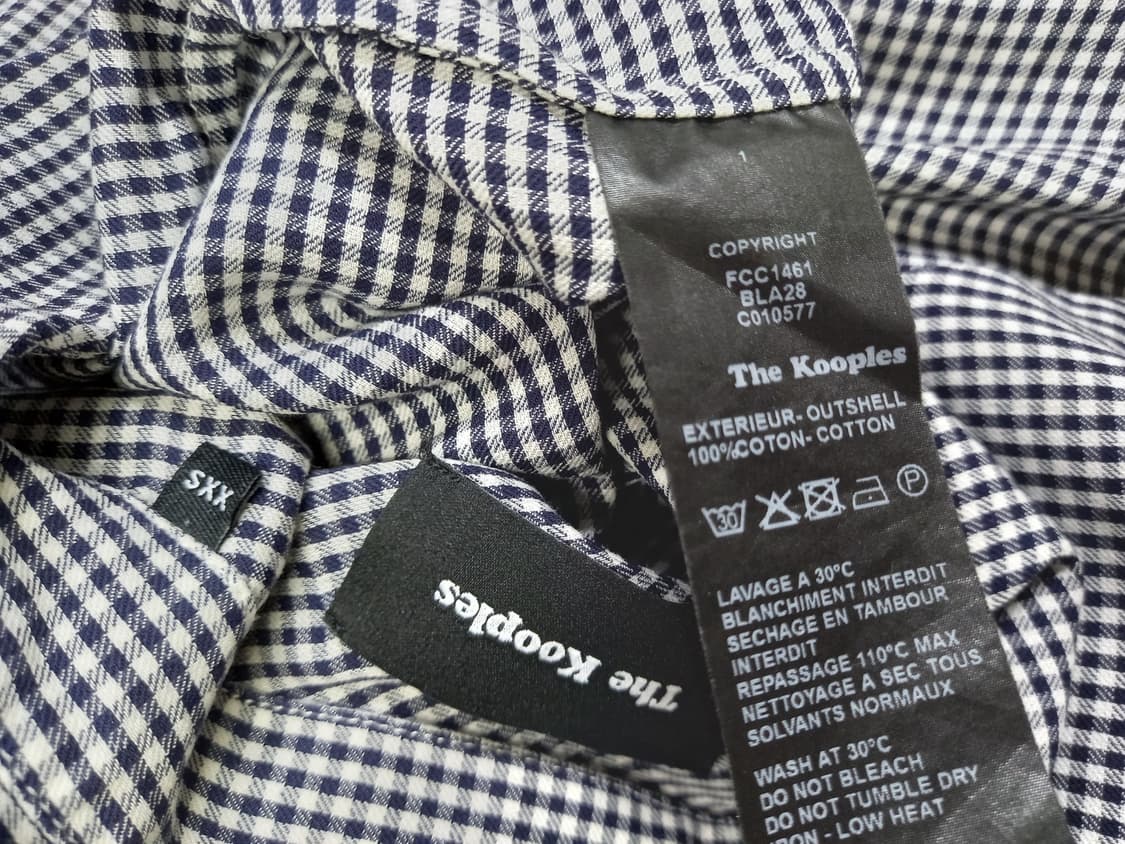 쿠플스 춘하추 체크 긴팔블라우스 44 55 상품이미지7