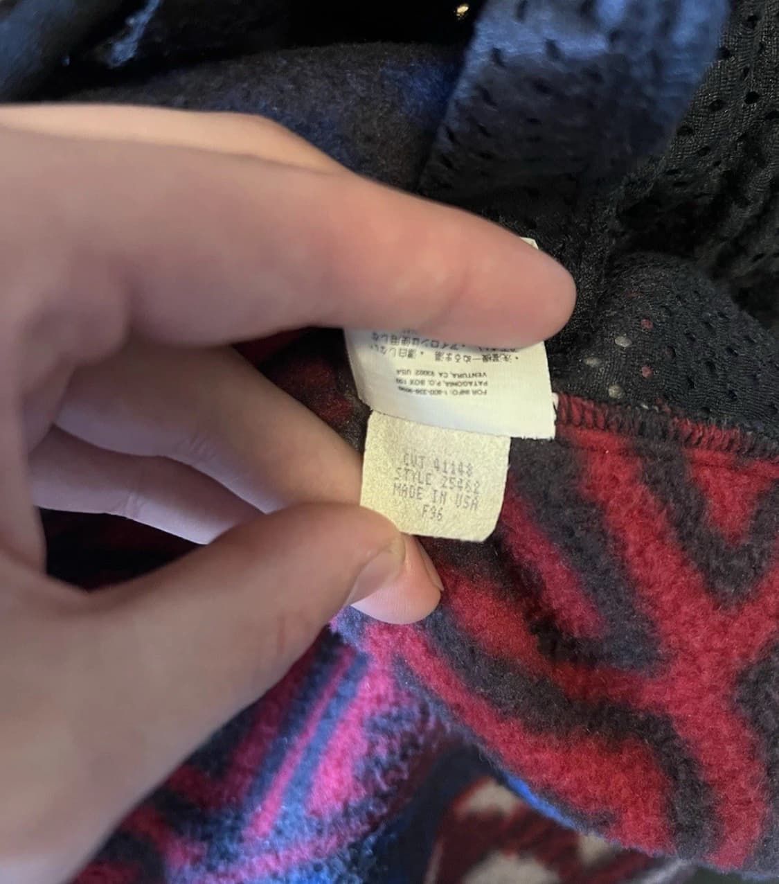 96FW 파타고니아 신칠라 스냅-T 네이비/버건디 USA 상품이미지6