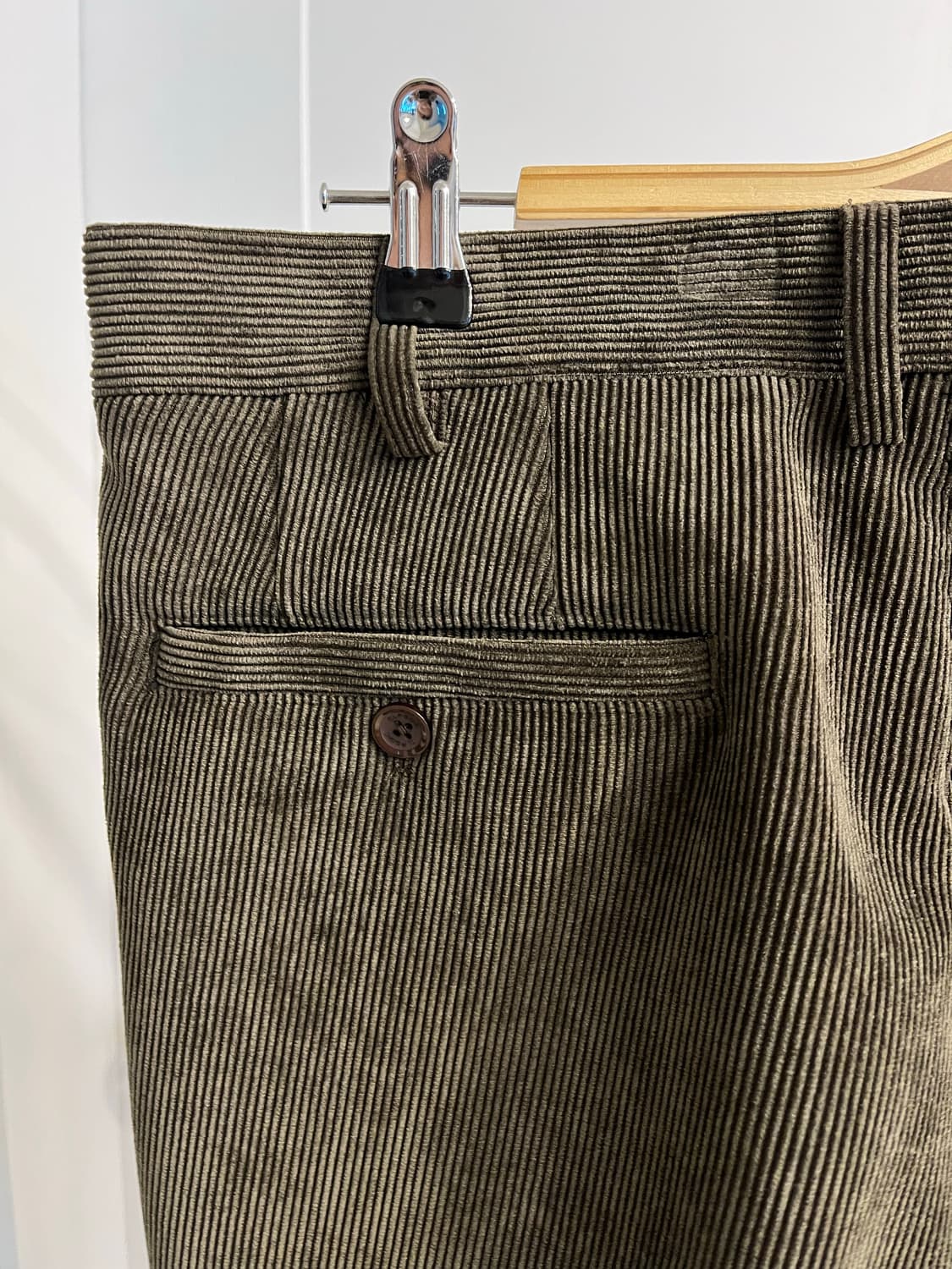 카키 코듀로이 팬츠 상품이미지5
