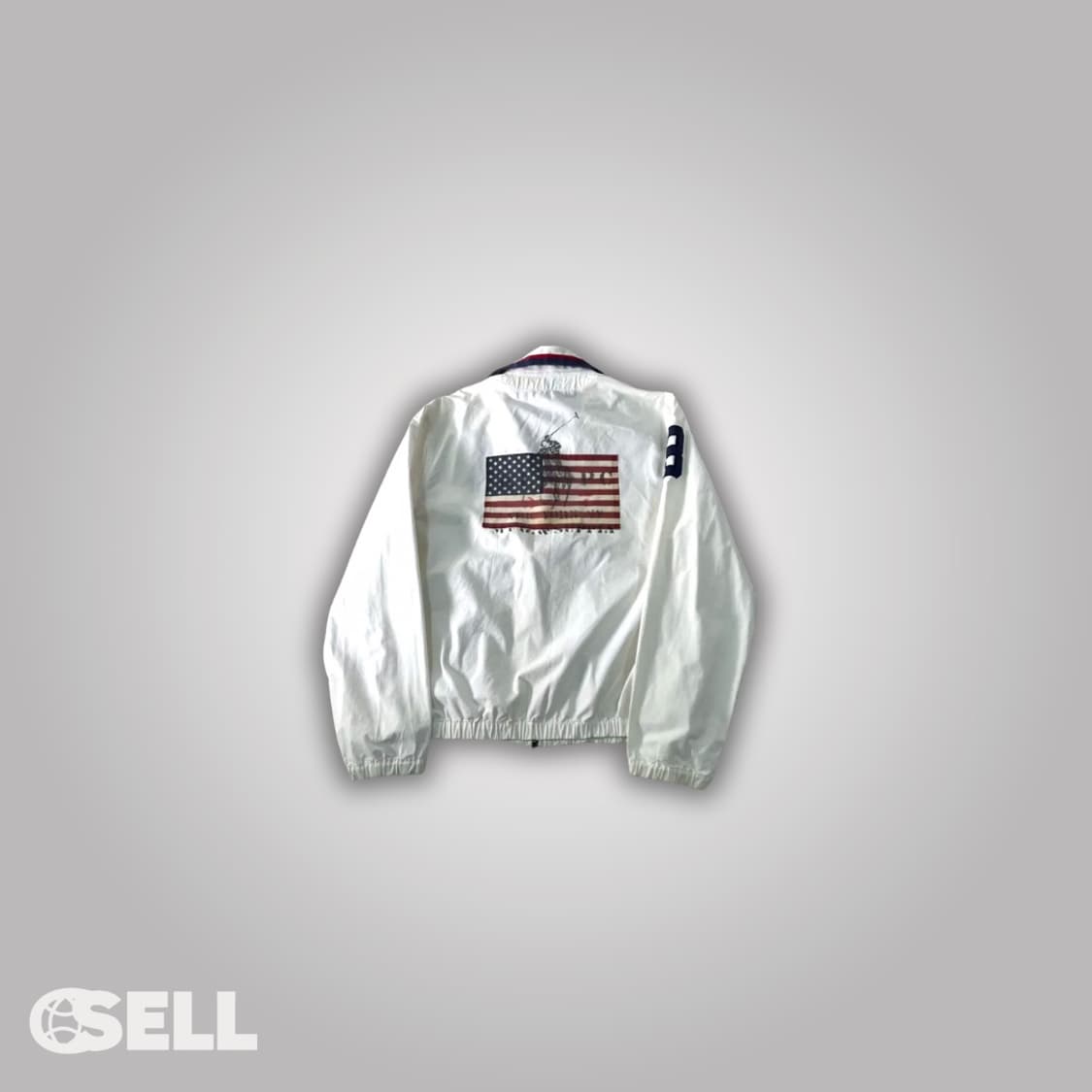 폴로 랄프로렌 빅포니 성조기 화이트 자켓 상품이미지1