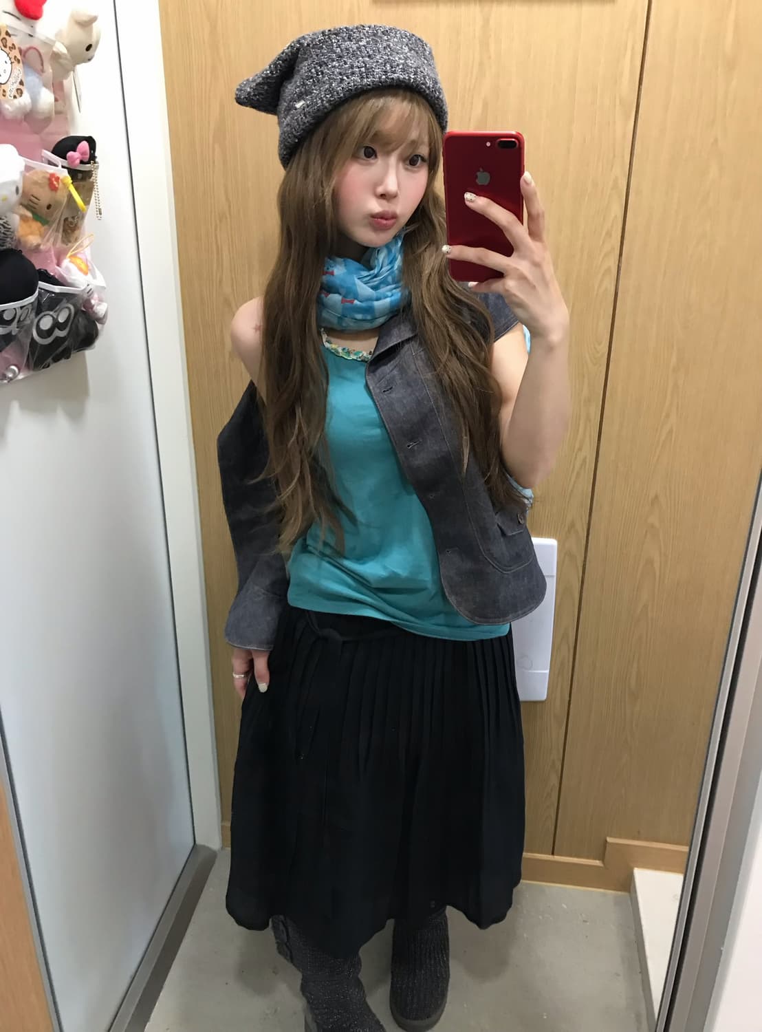 네코 니혼진 모리걸 일본소녀 컬러포인트 봄 코디세트 상품이미지3