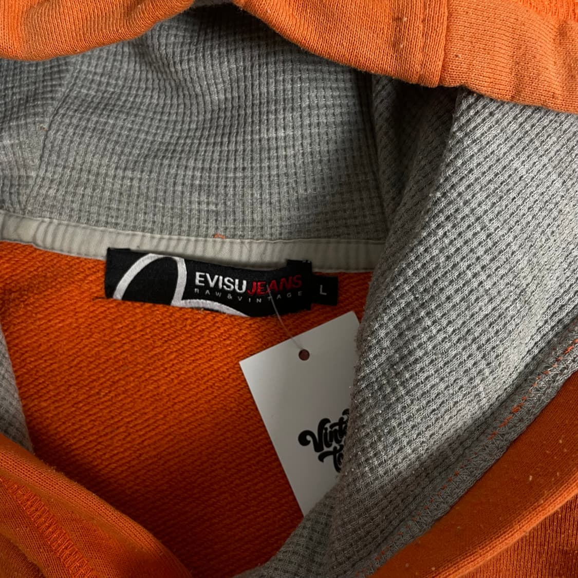 에비수 y2k 빅로고 올드스쿨 후드 티셔츠o 3317 상품이미지5