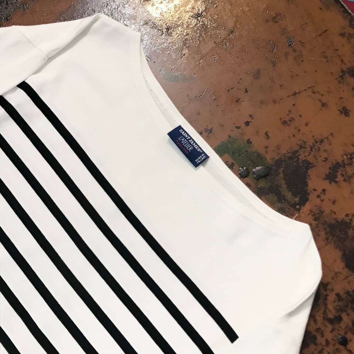 세인트 제임스 블랙 스트라이프 7부 쭉티 여성 프리사이즈 남성 102  상품이미지3