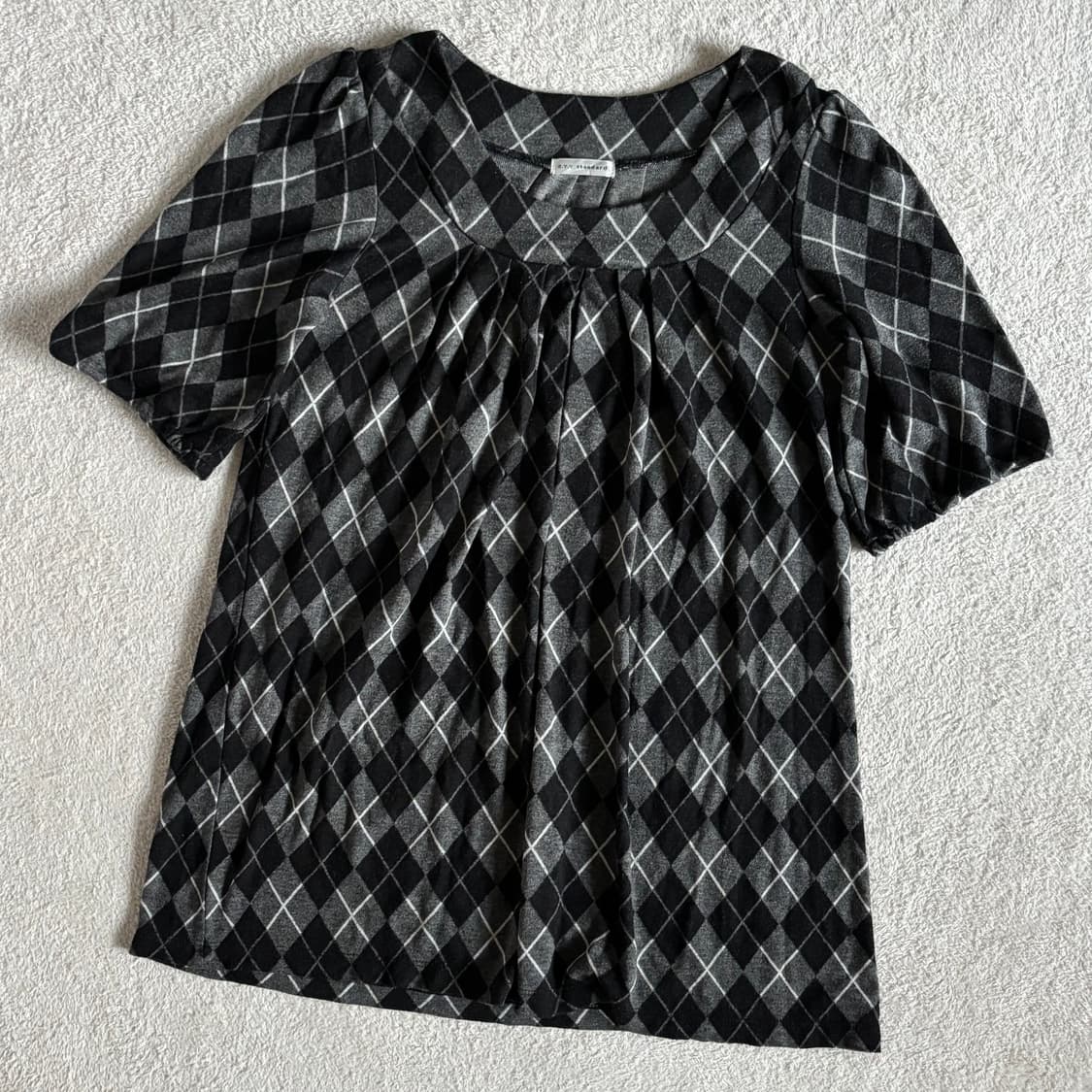 일본빈티지 avv standard 체크 원피스 탑 상품이미지1