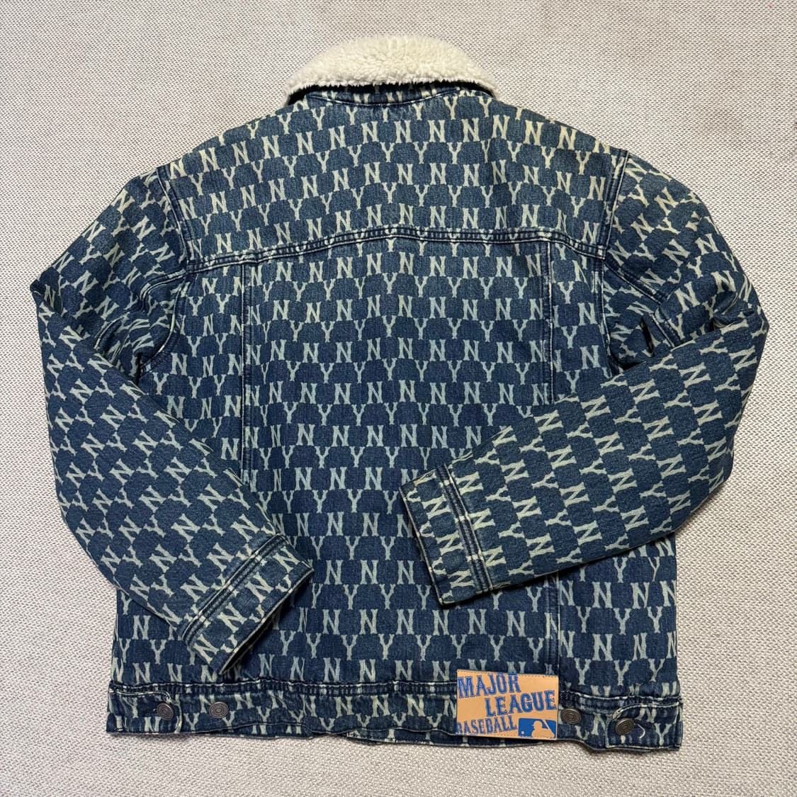 MLB 뉴욕 양키스 데님 양털자켓 상품이미지5