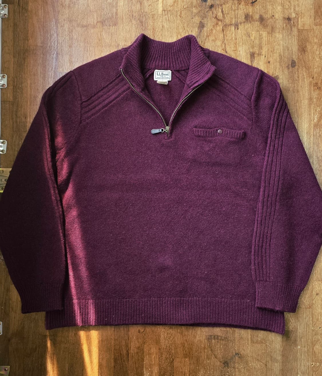 L.L.Bean 엘엘빈 메리노울 100% 니트  L~XL 상품이미지1