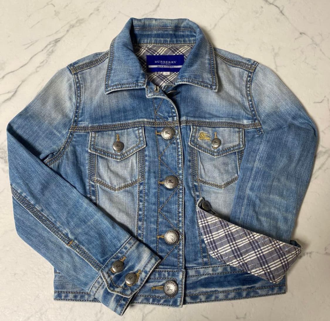 버버리 burberry 청자켓 / 36사이즈 상품이미지8