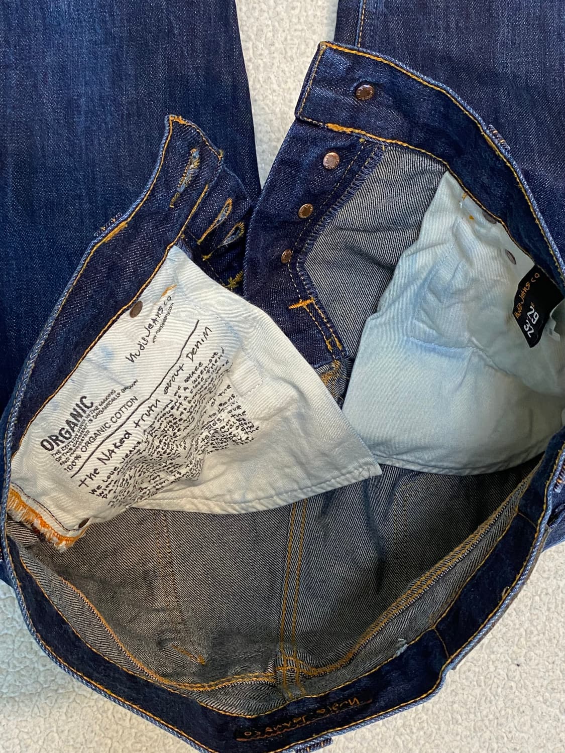 누디진 드라이 러스틱 셀비지 팬츠 29 상품이미지4