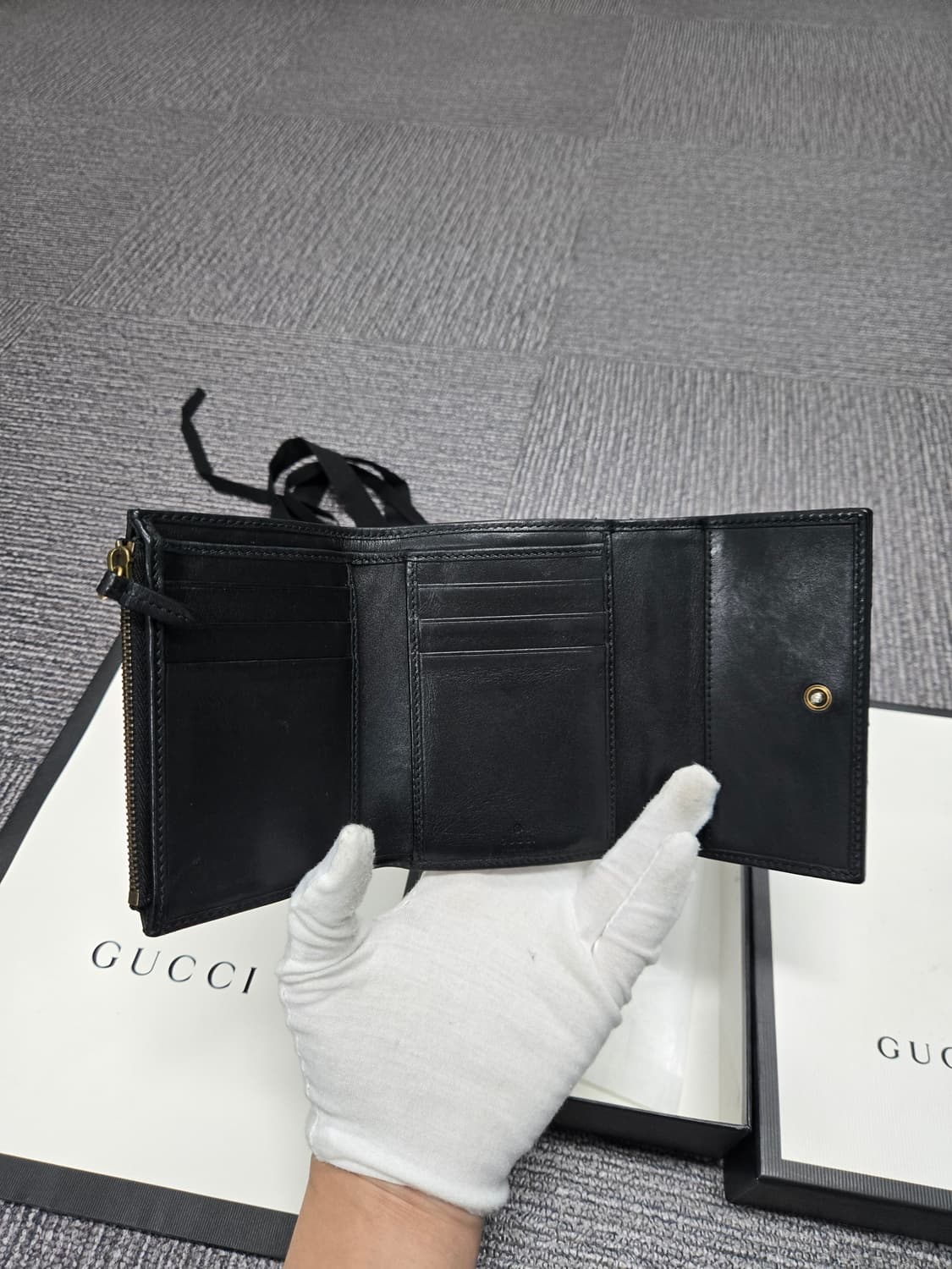 [특가][정품]구찌 마몬트 삼단 중지갑 상품이미지5