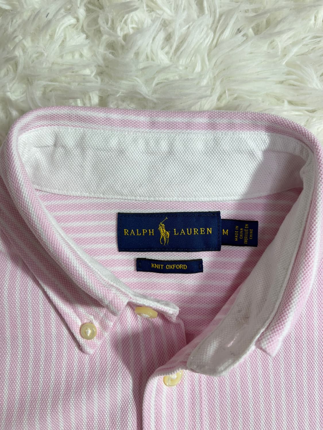 폴로 랄프로렌 핑크 스트라이프 셔츠  상품이미지5