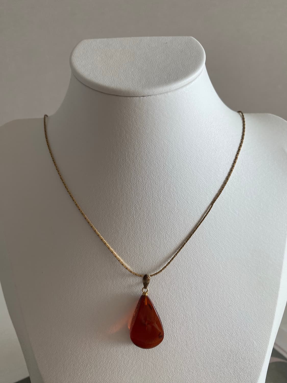 빈티지 목걸이 드롭 금색 체인 목걸이 상품이미지3