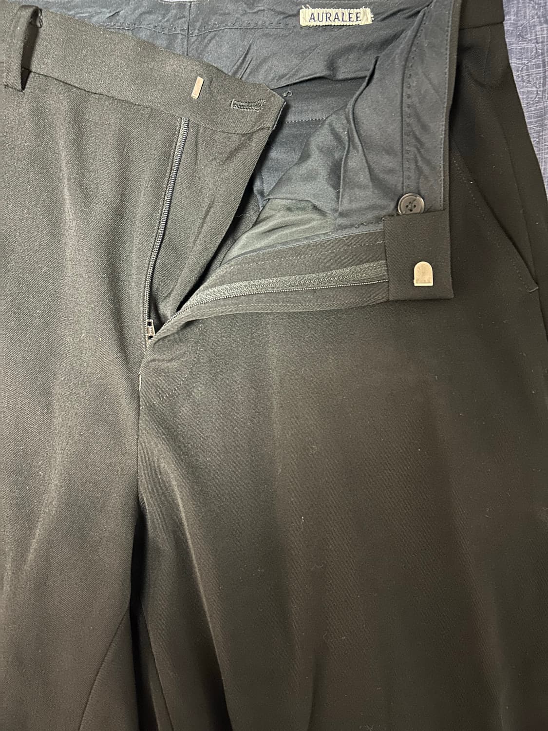 Auralee 블랙 슬랙스 4사이즈 상품이미지1
