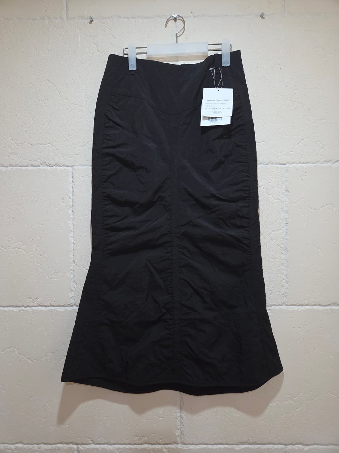 강혁 PUCKERED 스커트 블랙 S 상품이미지1