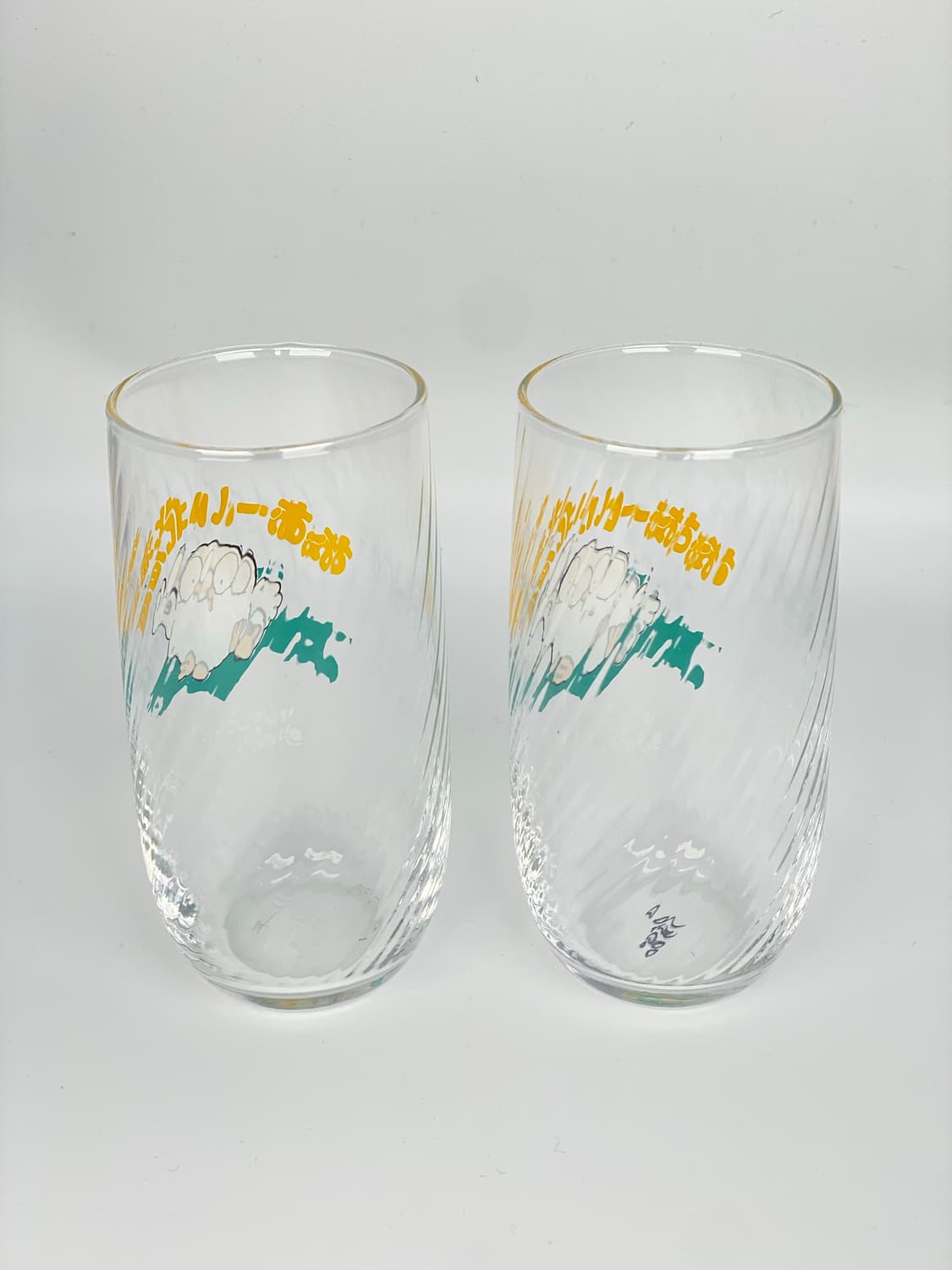 홋카이도  리본 시트론 리본 나폴린 캐릭터 프린팅 글라스 유리잔 1p 상품이미지3